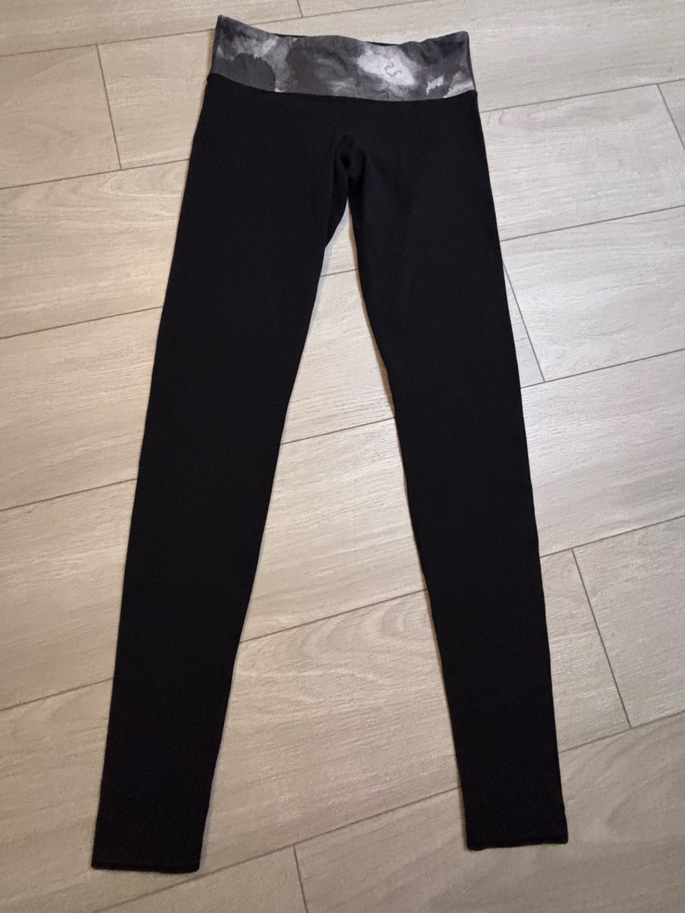 Vintage Lululemon Wunder Under Pants White Coal Tinted Canvas Super Sz 6